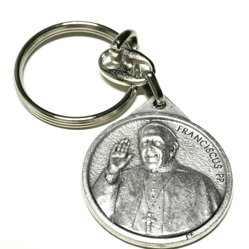 Blessed By Pope - Nice Pope Francis Key Ring - Key Chain St. Peter'S Square | Catholically
