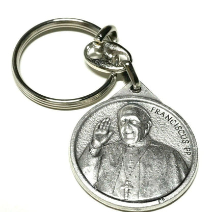 Blessed By Pope - Nice Pope Francis Key Ring - Key Chain St. Peter'S Square | Catholically