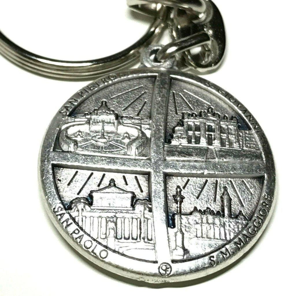 Blessed By Pope - Nice Pope Francis Key Ring - Key Chain St. Peter'S Square | Catholically
