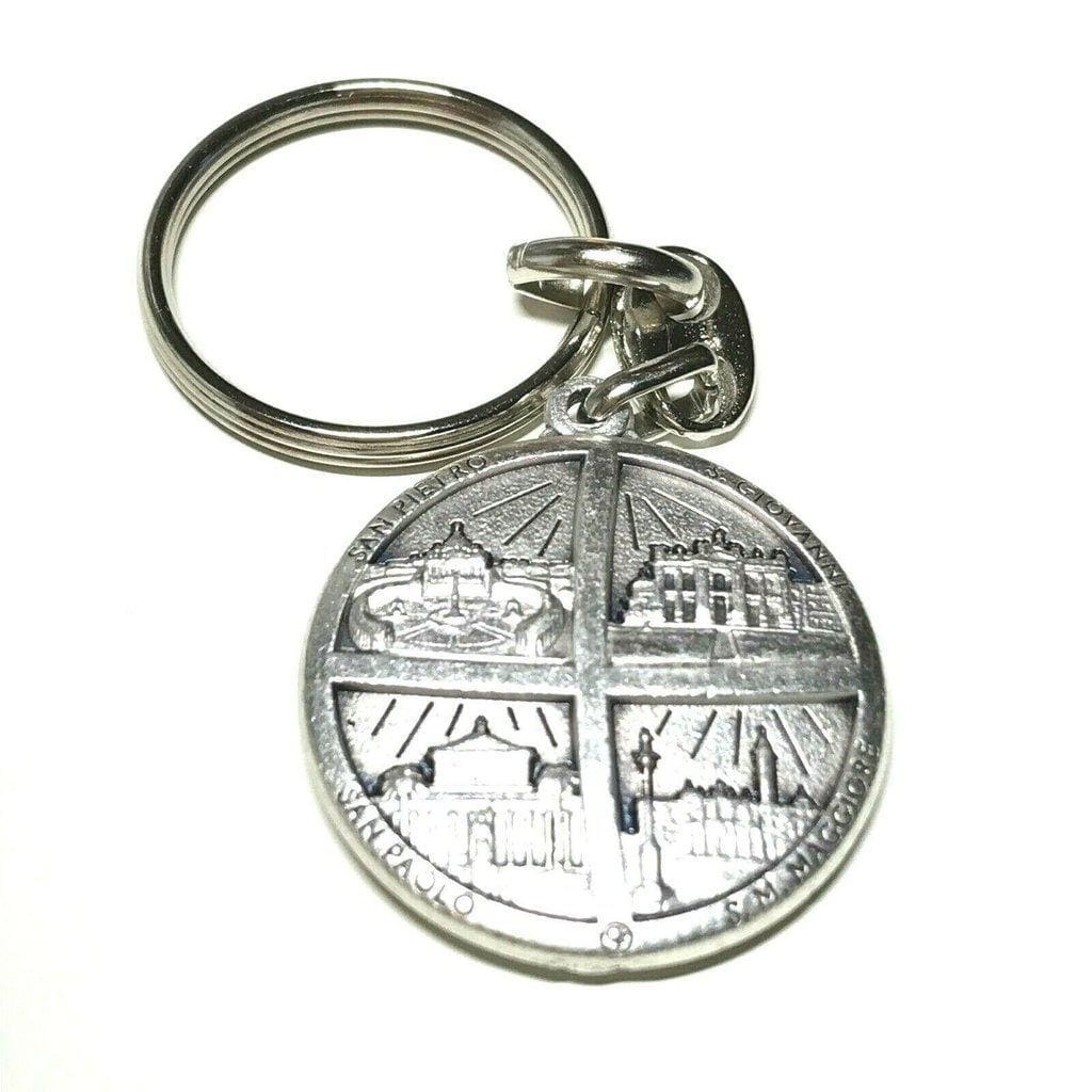 Blessed By Pope - Nice Pope Francis Key Ring - Key Chain St. Peter'S Square | Catholically