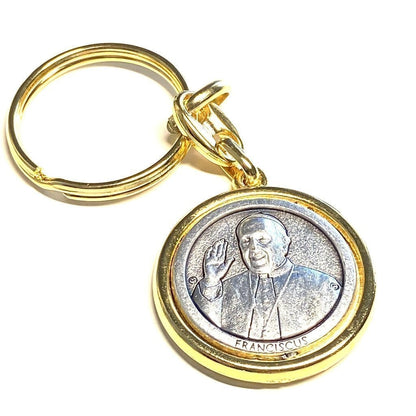 Blessed By Pope - Nice Pope Francis Key Ring - Key Chain St. Peter'S Square | Catholically