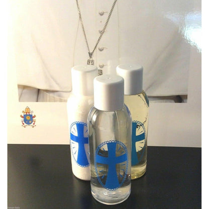 Blessed Exorcised Holy Water Oil & Salt - Christian Sacramentals | Catholically