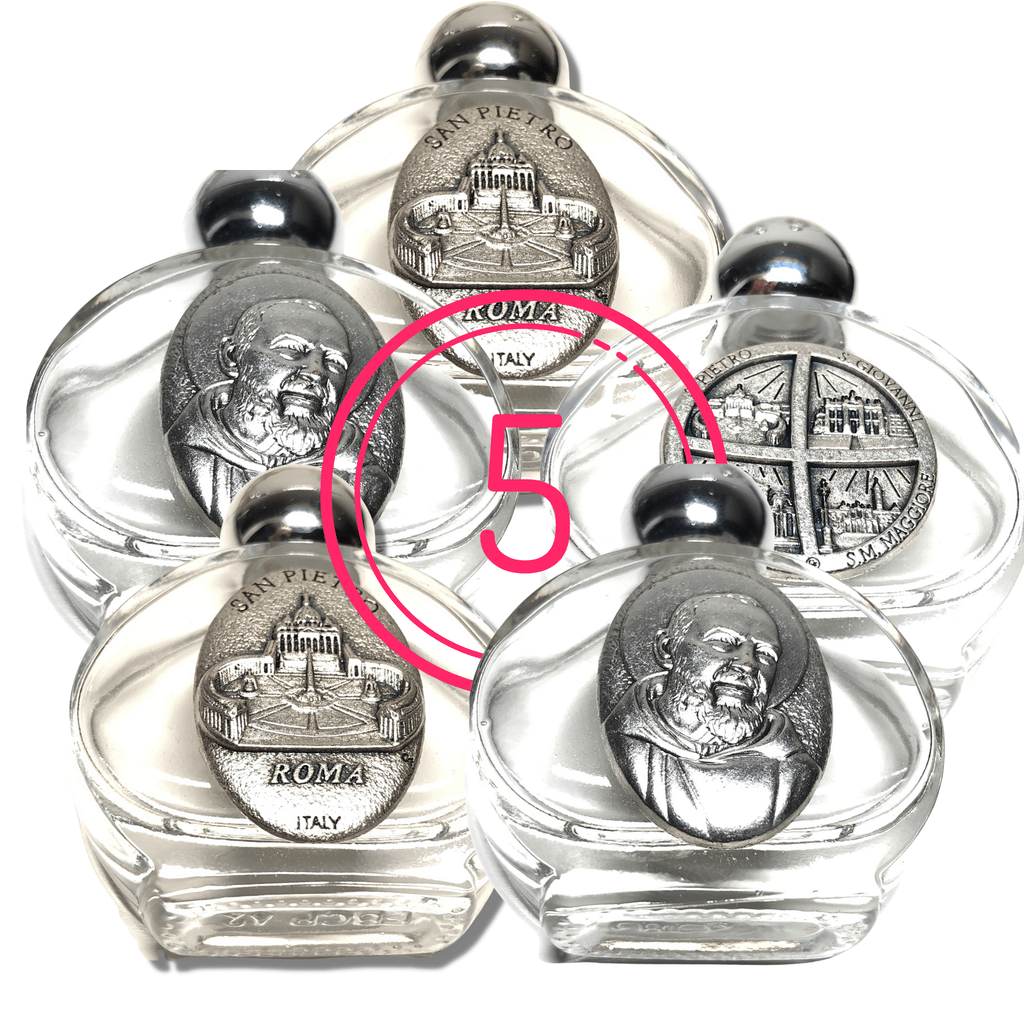 5x Blessed Holy water from the Vatican. Blessed by Pope | Catholically