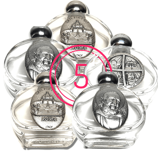 5x Blessed Holy water from the Vatican. Blessed by Pope | Catholically