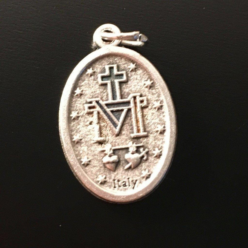 Blessed Mother Mary Miraculous Medal - Blessed By Pope - Pendant - Charm | Catholically