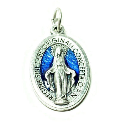Blessed Mother Mary Miraculous Medal - Blessed By Pope - Pendant - Charm | Catholically