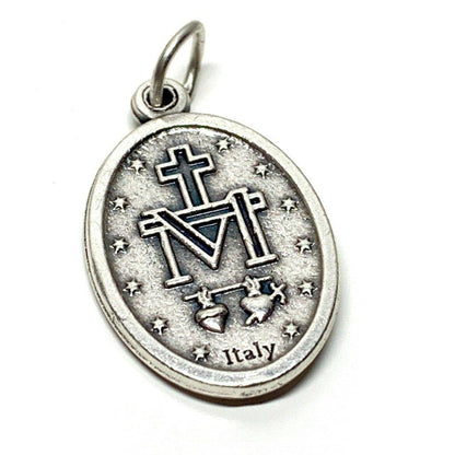Blessed Mother Mary Miraculous Medal - Blessed By Pope - Pendant - Charm | Catholically