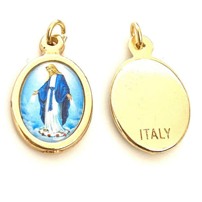 Blessed Mother Mary Miraculous Medal - Blessed By Pope - Pendant - Charm | Catholically