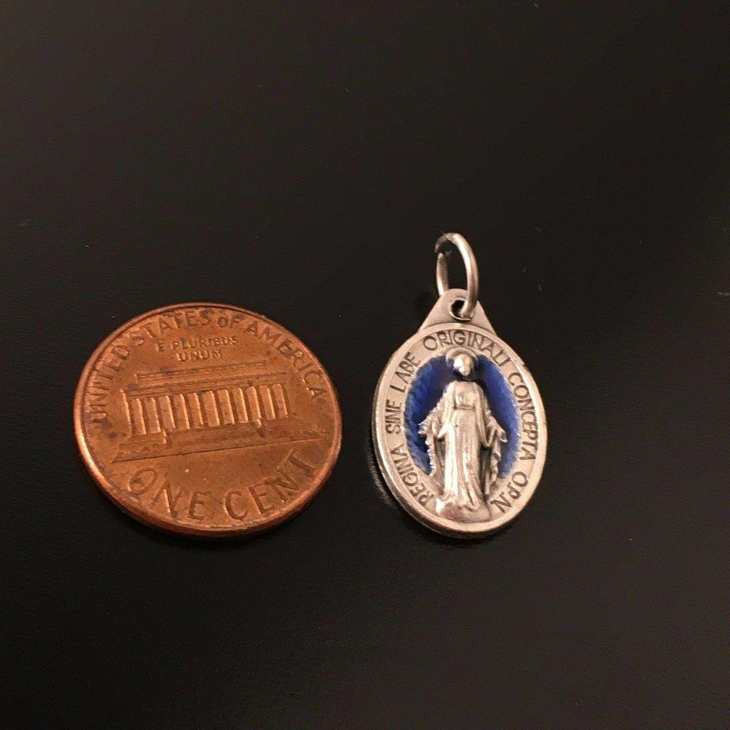 Blessed Mother Mary Miraculous Medal - Blessed By Pope - Pendant - Charm | Catholically