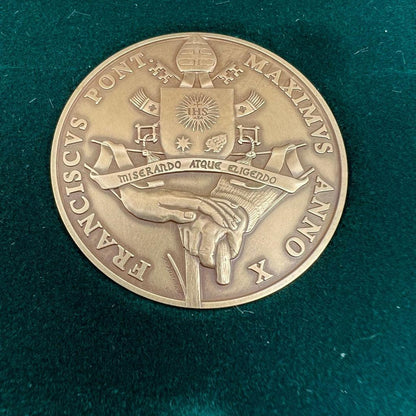 Bronze Annual Papal Medal - Year 10 - 2022 Pope Francis Pontificate Mint | Catholically