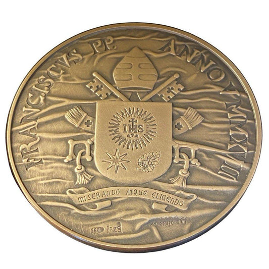 Bronze Annual Papal Medal - Year 7 - 2019 Pope Francis Pontificate Mint | Catholically