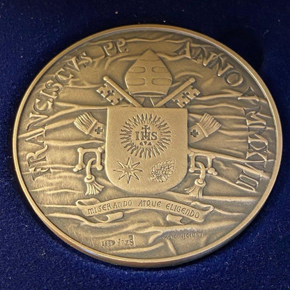 Bronze Annual Papal Medal - Year 7 - 2019 Pope Francis Pontificate Mint | Catholically