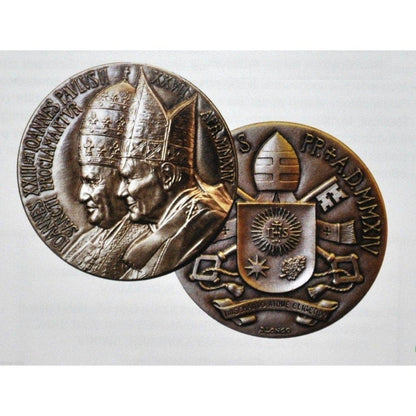 Bronze Medal For St John Paul II & St John XXIII Canonization | Catholically