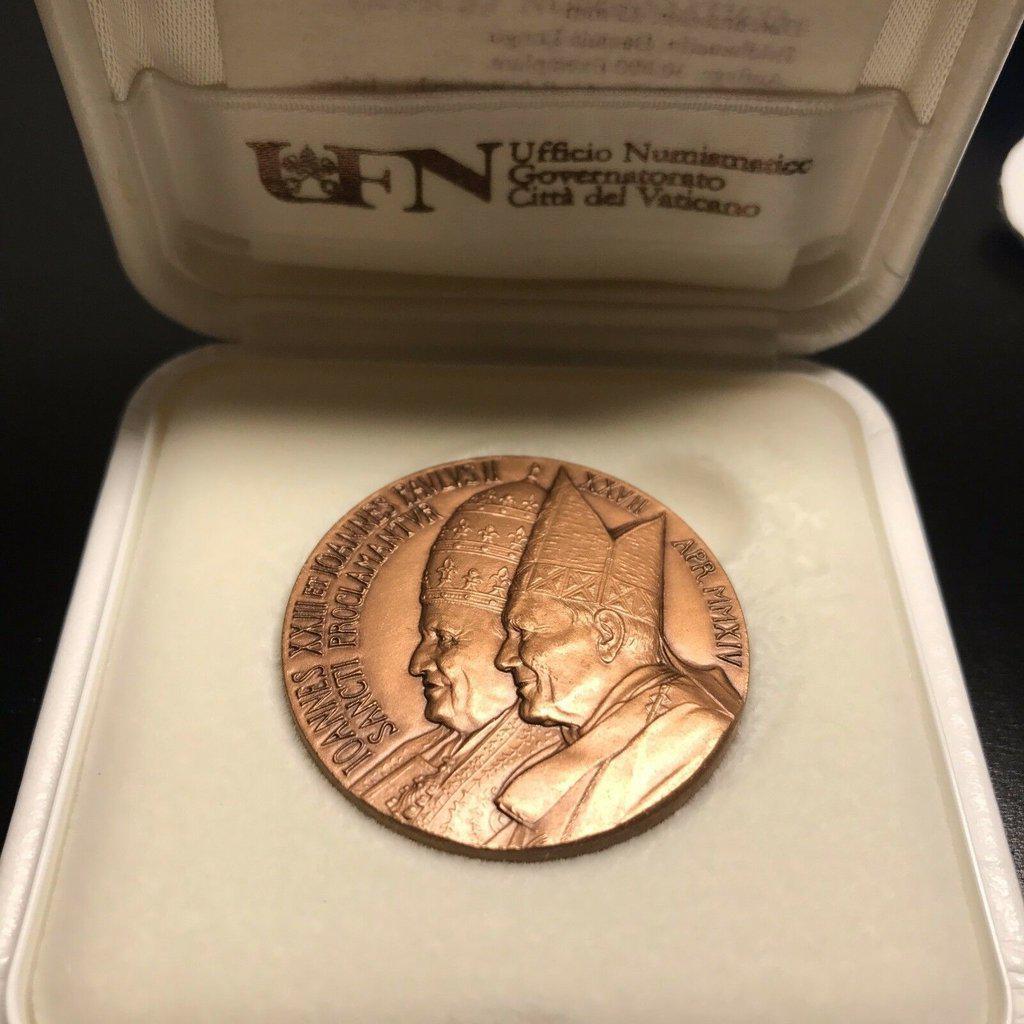 Bronze Medal For St John Paul II & St John XXIII Canonization | Catholically