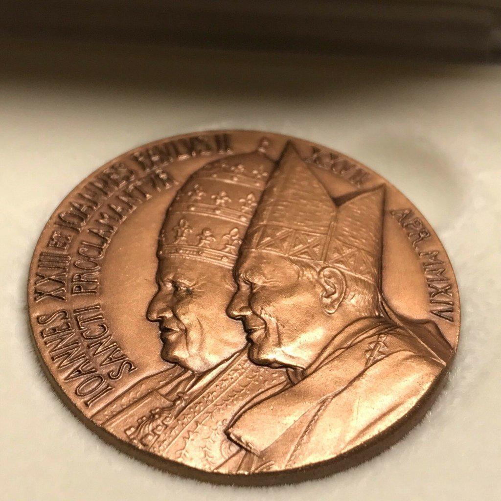 Bronze Medal For St John Paul II & St John XXIII Canonization | Catholically