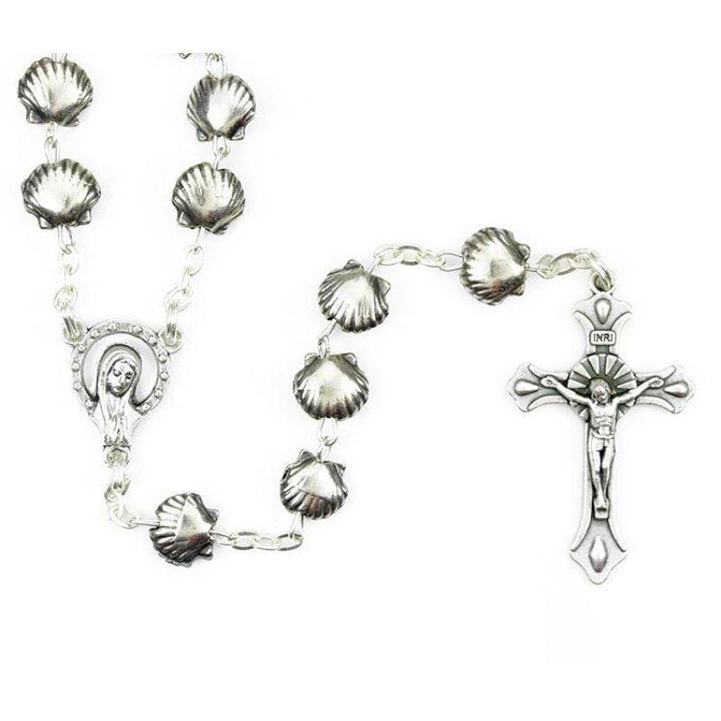 Camino De Santiago Rosary - St. James Scallop Shell - Pilgrim - Blessed | Catholically