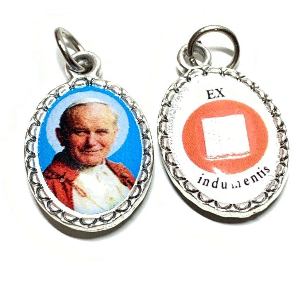 Relic St. John Paul II Medal Ex-Indumentis - St.JPII | Catholically