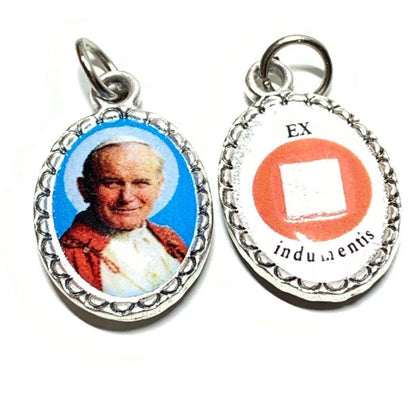 Relic St. John Paul II Medal Ex-Indumentis - St.JPII | Catholically