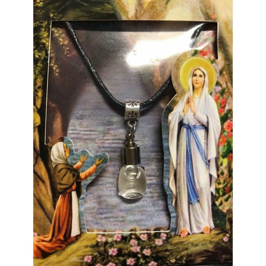 Catholic Pendant Lourdes Water - Charm - Medal - Blessed by Pope | Catholically