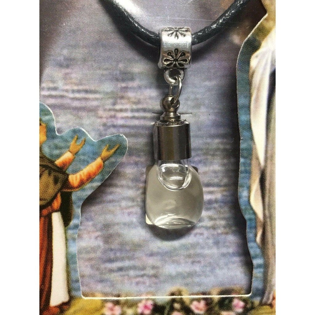 Catholic Pendant Lourdes Water - Charm - Medal - Blessed by Pope | Catholically
