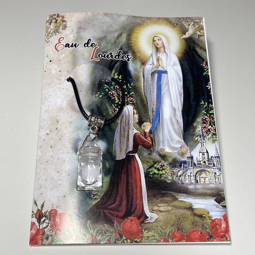 Catholic Pendant Lourdes Water - Charm - Medal - Blessed by Pope | Catholically