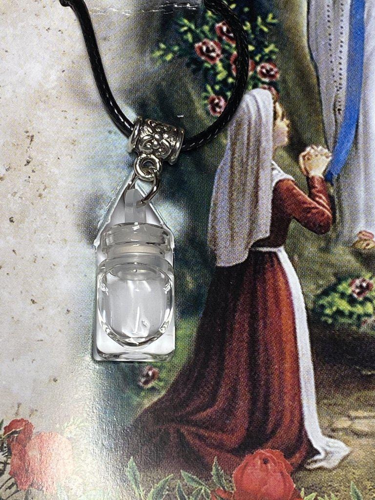 Catholic Pendant Lourdes Water - Charm - Medal - Blessed by Pope | Catholically
