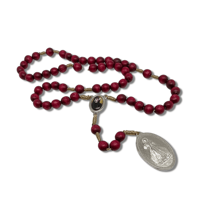 Chaplet with St. Faustina relic medal - Divine Mercy Rosary | Catholically