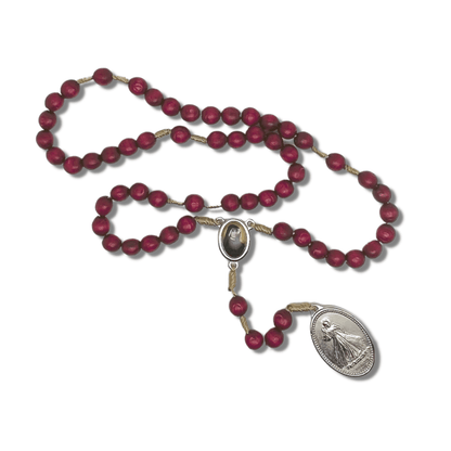 Chaplet with St. Faustina relic medal - Divine Mercy Rosary | Catholically