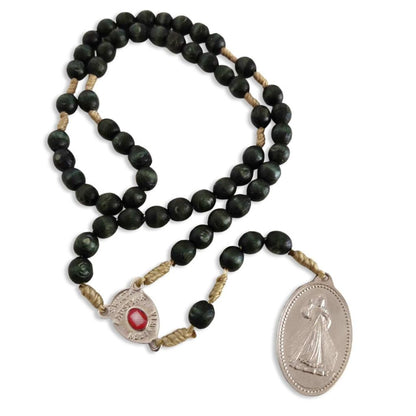 Chaplet with St. Faustina relic medal - Divine Mercy Rosary | Catholically