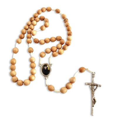 Chaplet with St. Faustina relic medal - Divine Mercy Rosary | Catholically