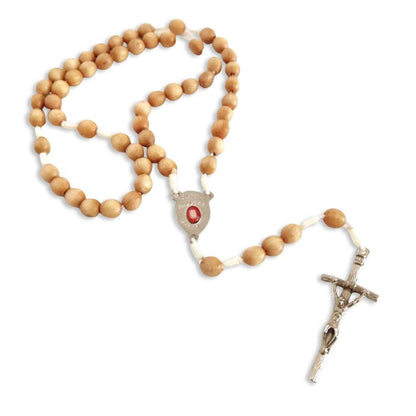 Chaplet with St. Faustina relic medal - Divine Mercy Rosary | Catholically