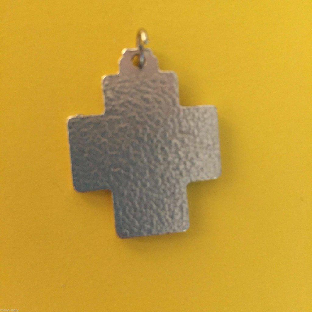 Chi Rho - Big 1" Cross - Crucifix - Medal - Pendant Blessed By Pope | Catholically