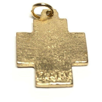 Chi Rho - Cross Blessed by Pope - Brass Medal - Pendant | Catholically