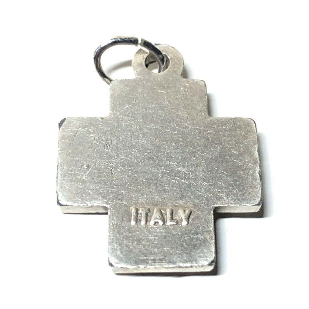 Chi Rho - Cross Blessed by Pope - Medal Pendant Charm | Catholically