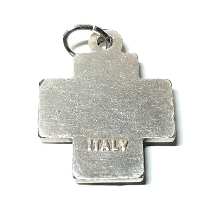Chi Rho - Cross Blessed by Pope - Medal Pendant Charm | Catholically