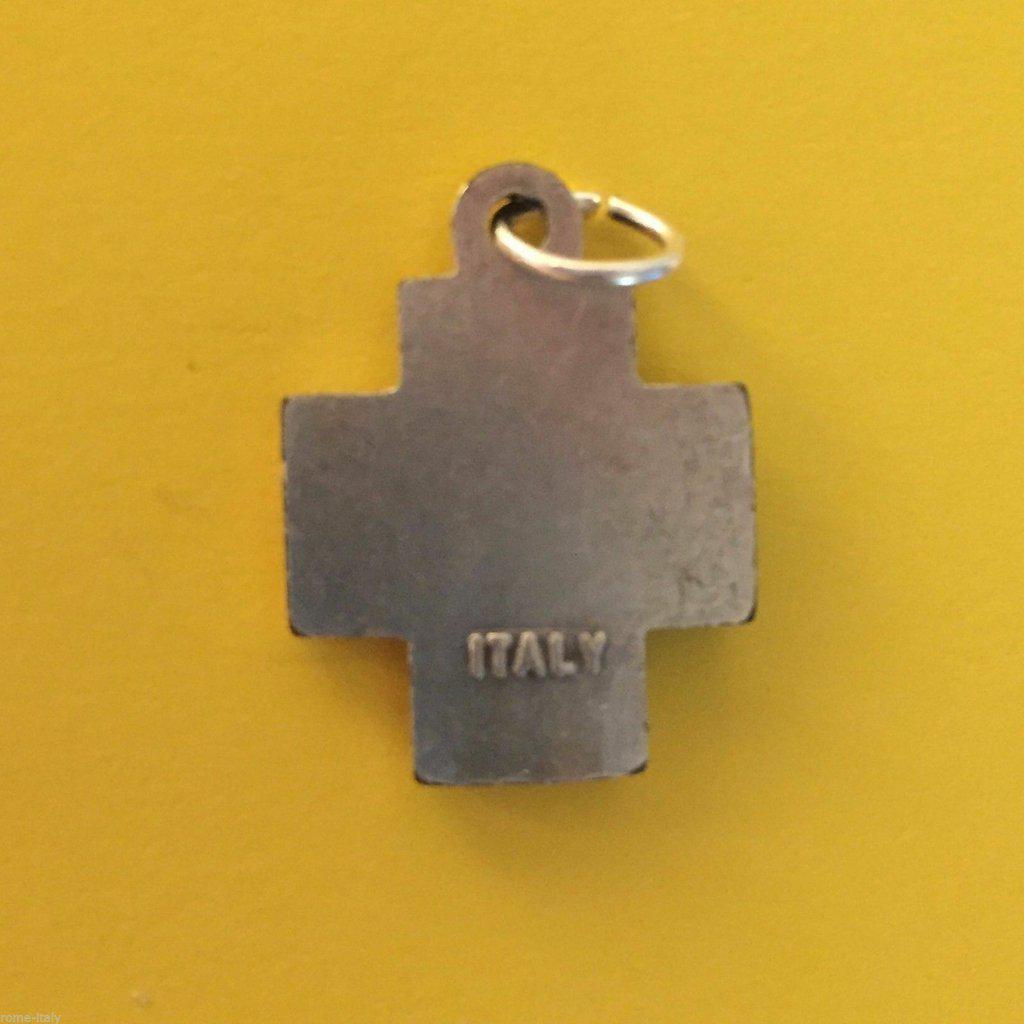 Chi Rho - Cross Blessed by Pope - Medal Pendant Charm | Catholically