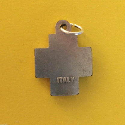 Chi Rho - Cross Blessed by Pope - Medal Pendant Charm | Catholically
