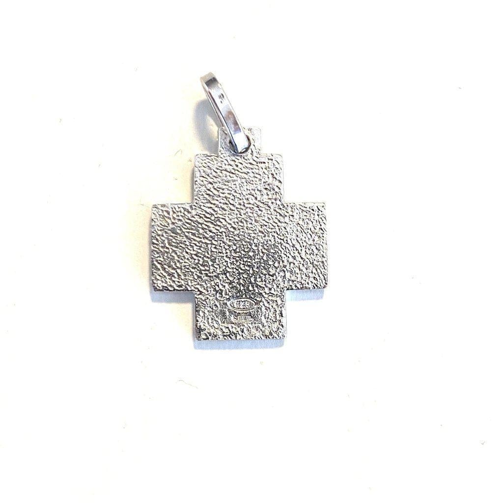 Chi Rho - Sterling Silver 925 Cross Crucifix Pendant Blessed | Catholically