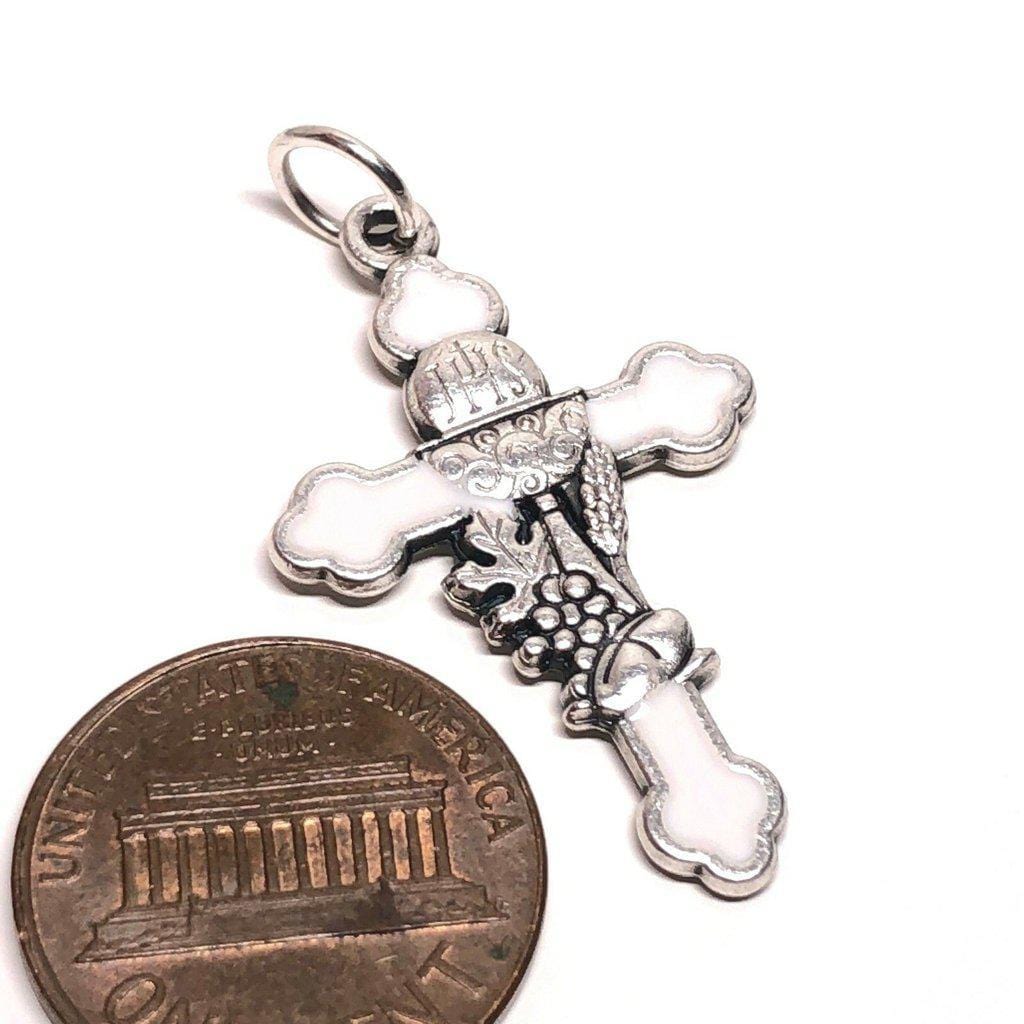 Cross Blessed By Pope Crucifix Parts Holy Communion Baptism  Favors | Catholically