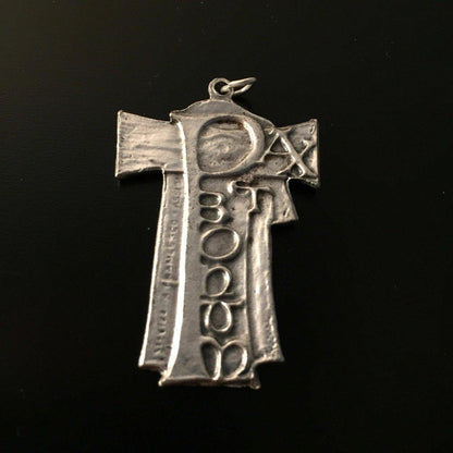 Cross Charm Crucifix - Franciscan - St.Francis Of Assisi - Medal - Pendant | Catholically