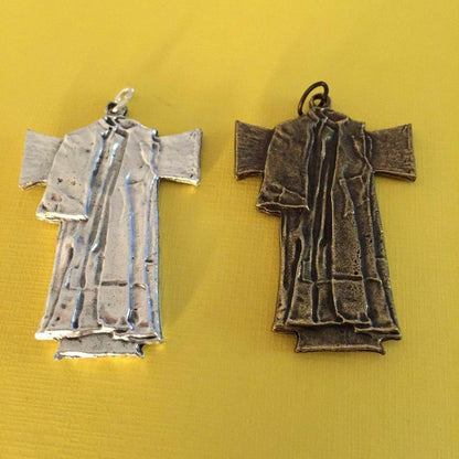 Cross Charm Crucifix - Franciscan - St.Francis Of Assisi - Medal - Pendant | Catholically