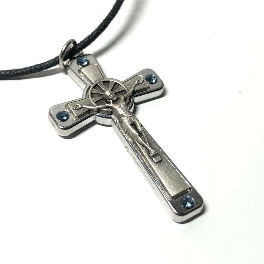 Cross - Crucifix - Blessed By Pope - Confirmation - Pendant - Communion Gift | Catholically