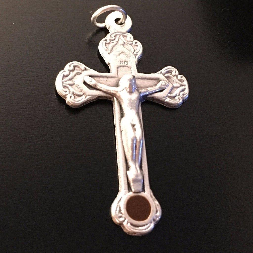 Cross / Crucifix Roman Catacomb Soil Relic Reliquary  Ground From Catacombs | Catholically
