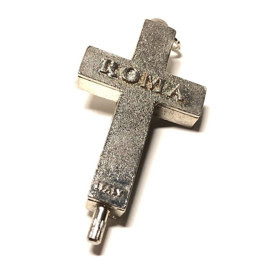 Cross / Crucifix Roman Catacombs Soil Relic Reliquary  Ground From Catacombs | Catholically