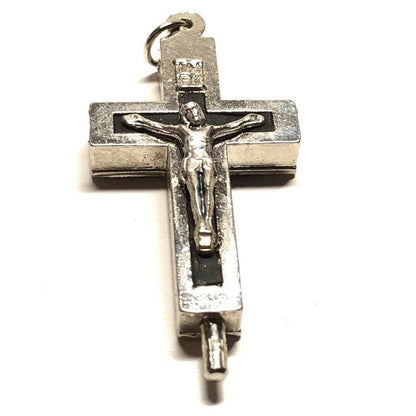 Cross / Crucifix Roman Catacombs Soil Relic Reliquary  Ground From Catacombs | Catholically