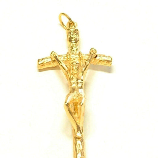 Cross Crucifix -Rosary Parts -Pendant Blessed by Pope | Catholically
