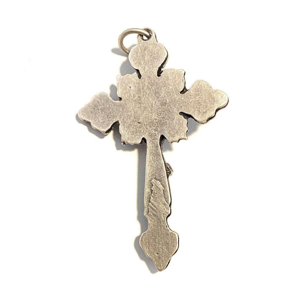 Cross Crucifix -Rosary Parts -Pendant Blessed by Pope | Catholically