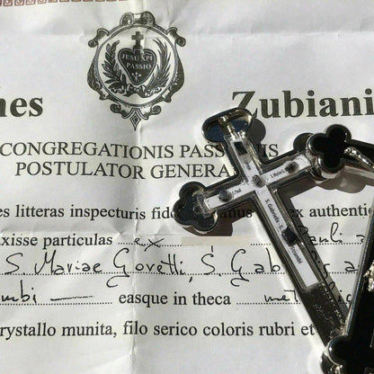 Crucifix 1St Class Reliquary W/ Relic Of 5 Passionists Saints -Cross | Catholically