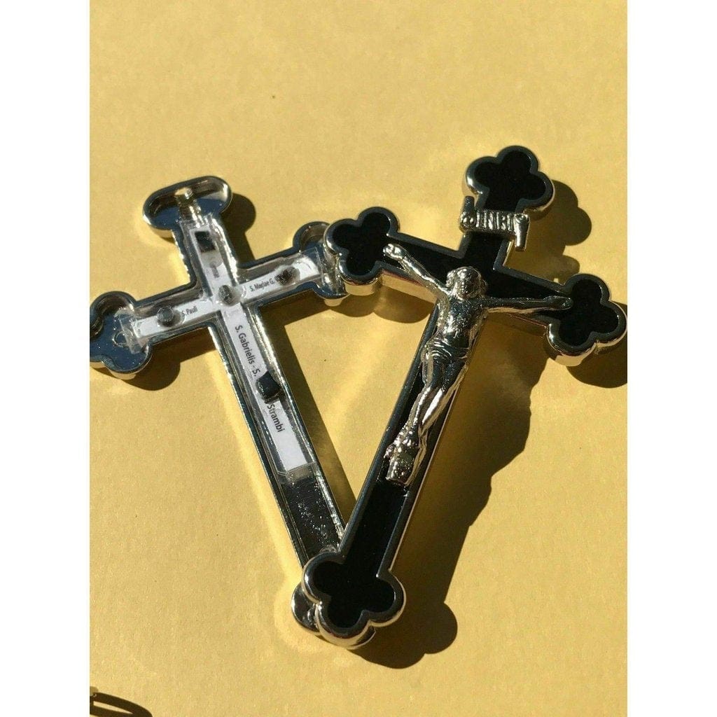 Crucifix 1St Class Reliquary W/ Relic Of 5 Passionists Saints -Cross | Catholically