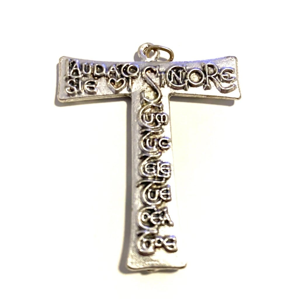 Crucifix - Franciscan Cross - St.Francis Of Assisi - Medal - Pendant - Tau | Catholically